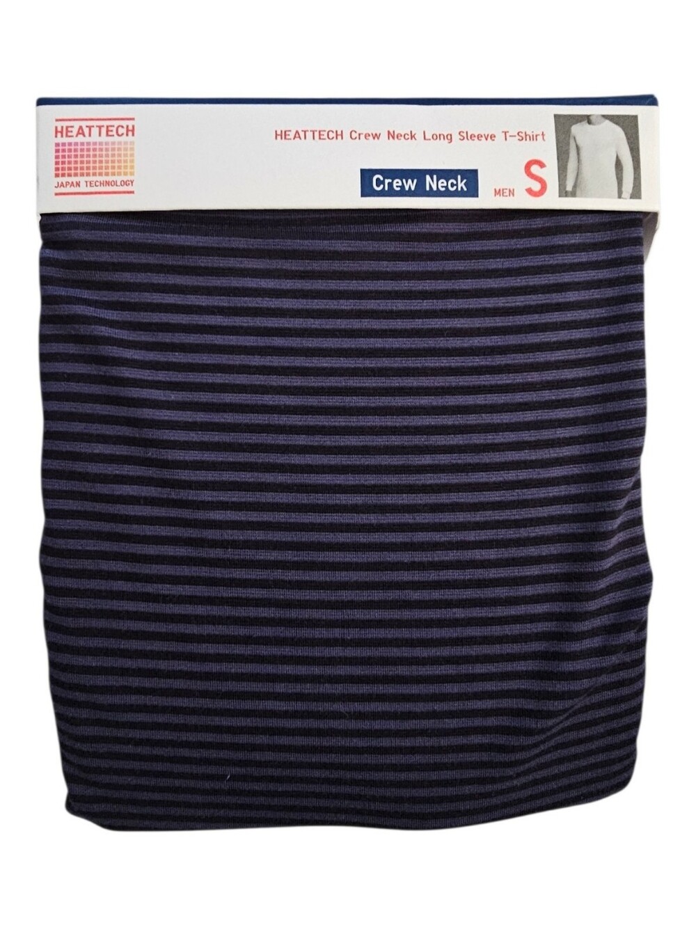 Uniqlo Men’s HEATTECH Striped Long T-shirt